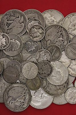 1 Standard Ounce 90% Silver Junk Coins 1 Half Dollar Included Bullion Hot Item